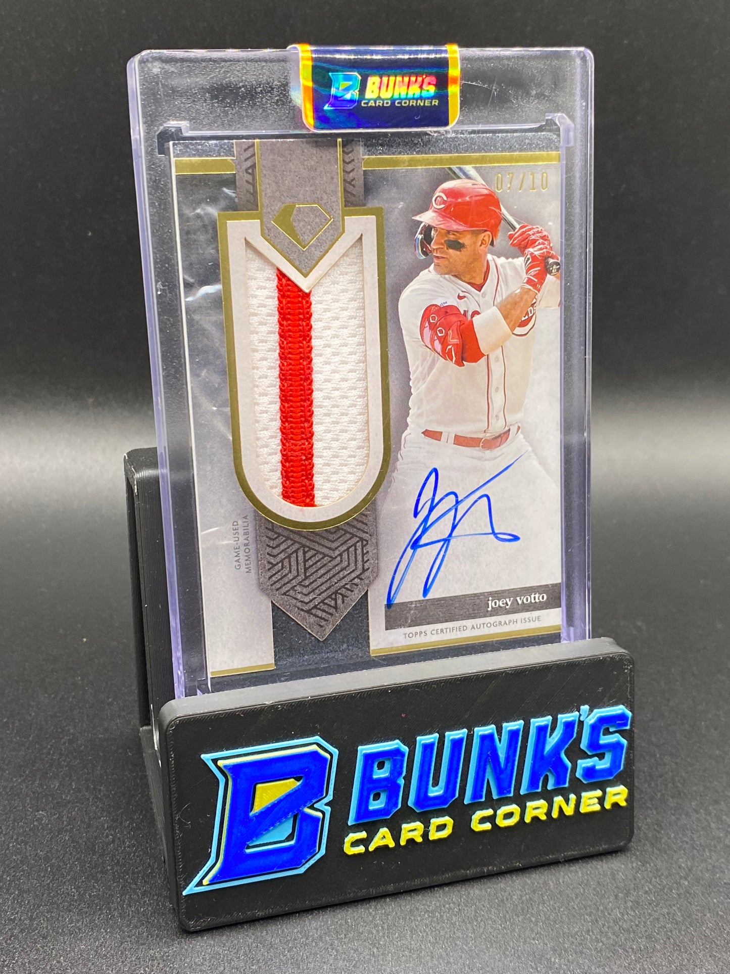 2024 Diamond Icons Joey Votto 7/10 Patch Auto