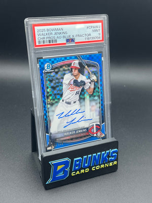2025 Walker Jenkins CHR Pros Au-Blue X-Fractor PSA 9 103/150