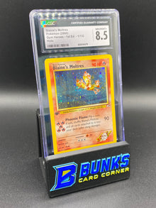 Blaine's Moltres Holo Gym Heroes 1st Edition CGC 8.5