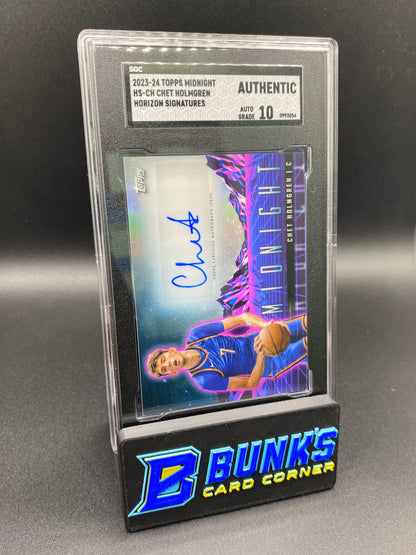 2023-24 Chet Molmgren Horizon Sig. SGC Auto 10