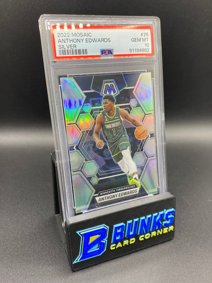 2022 Anthony Adwards Silver PSA 10