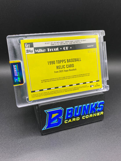 2025 Mike Trout Patch 8/10