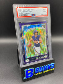 2024 Caleb Williams Purple Shock PSA 9