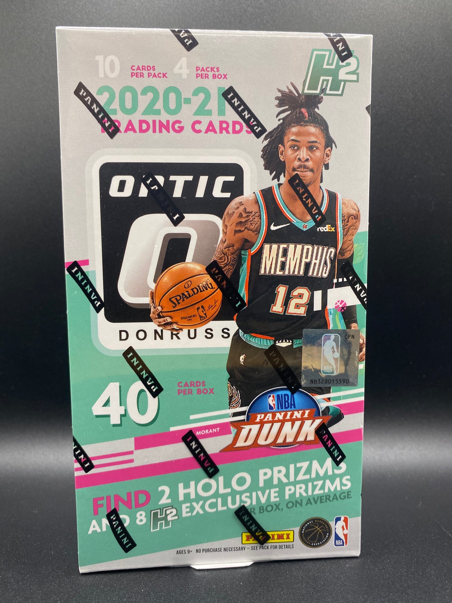 2020-21 Optic Donruss NBA Basketball Panini Dunk H2 Box