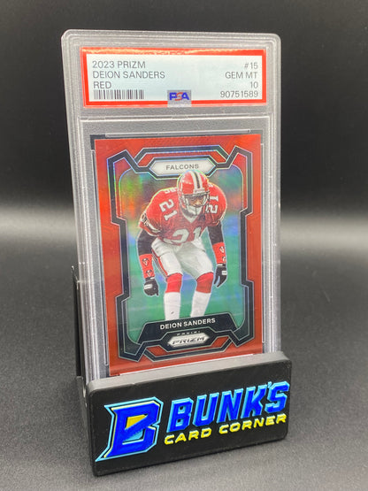 2023 Deion Sanders Red PSA 10