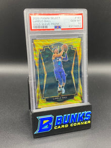 2020 LaMelo Ball Gold Wave Prizm PSA 10