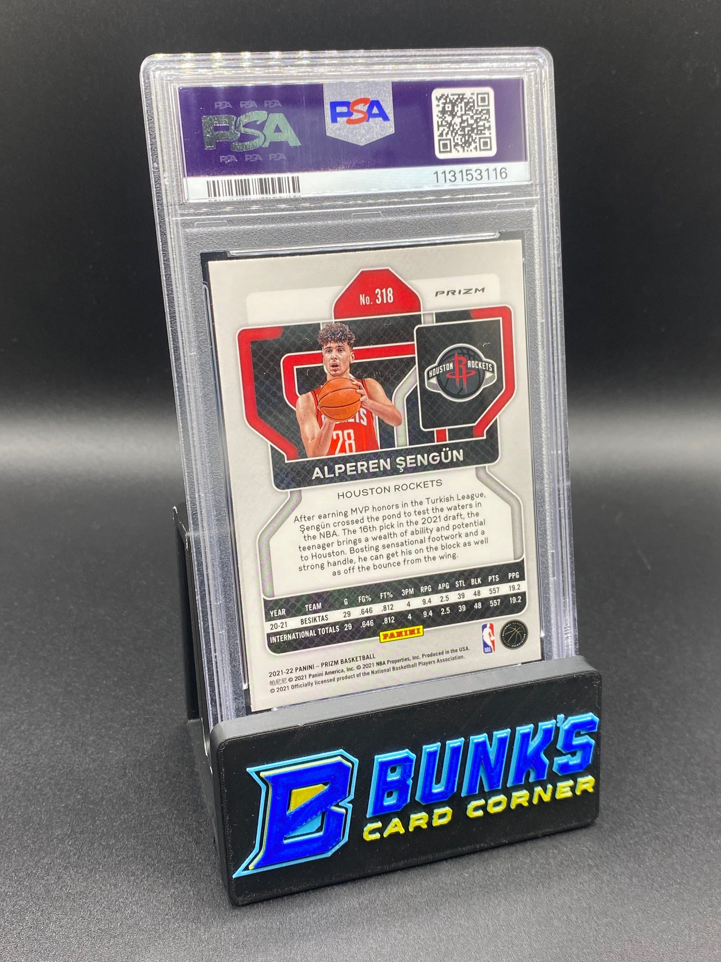 2021 Alperen Sengun Ice PSA 9