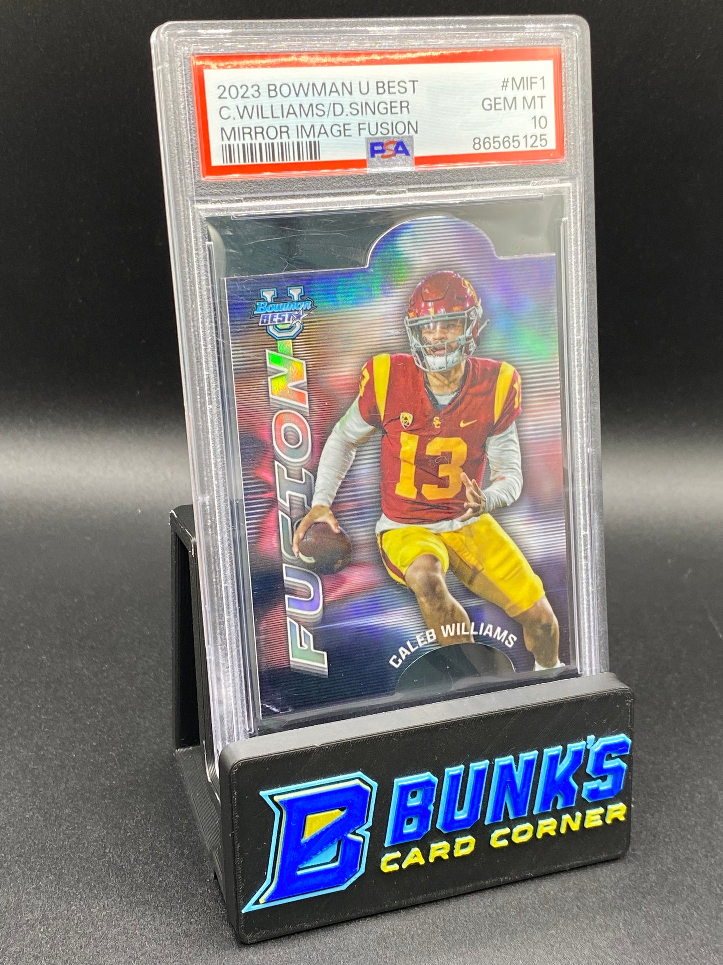 2023 Caleb Williams Mirror Image Fusion PSA 10