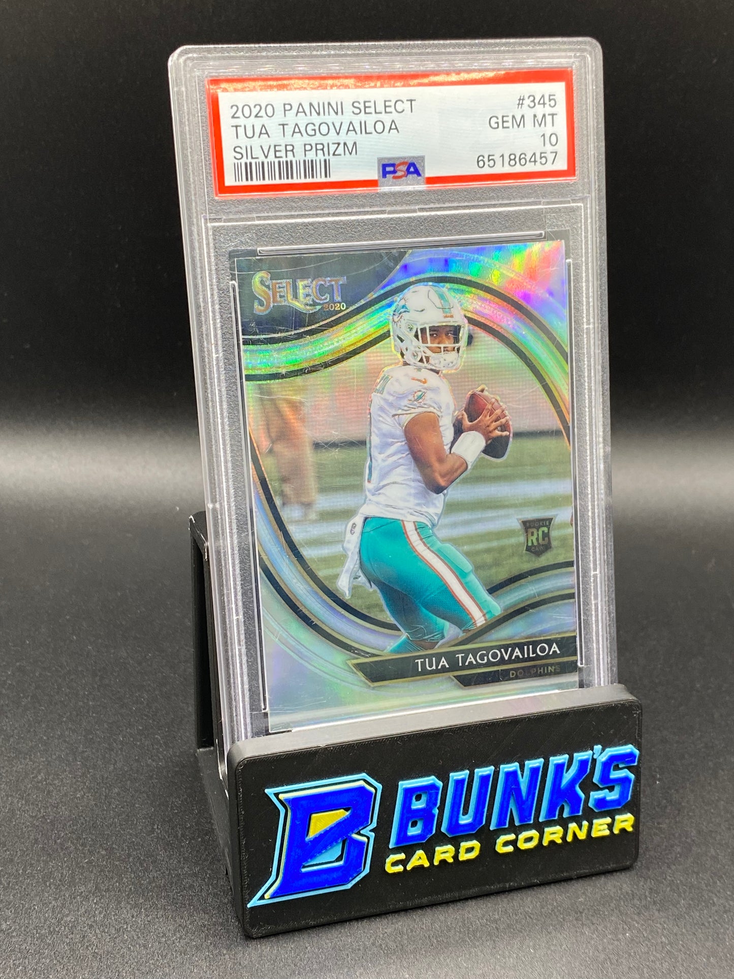 2020 Tua Tagovailoa Silver Prizm PSA 10