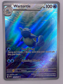 Wartortle Illustration Rare 151 NM