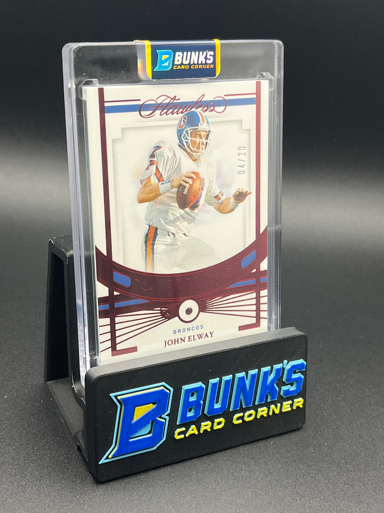 2021 John Elway Flawless Legends 4/20 Sapphire