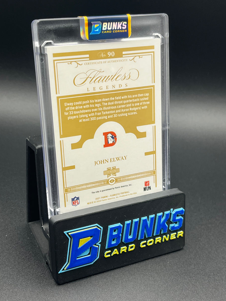 2021 John Elway Flawless Legends 4/20 Sapphire