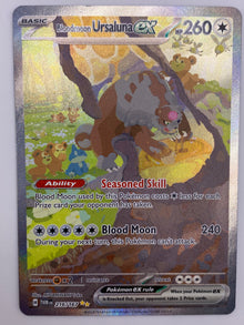 Bloodmoon Ursaluna Ex SIR Twilight Masquerade NM