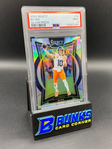 2024 Bo Nix Silver Prizm PSA 9