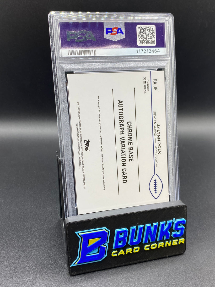 2024 Ja'Lynn Polk Rookie Auto Gold Geometric PSA 10