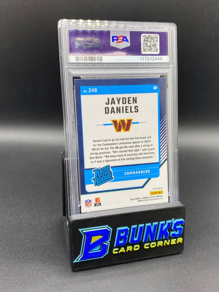 2024 Jayden Daniels Green Velocity PSA 9