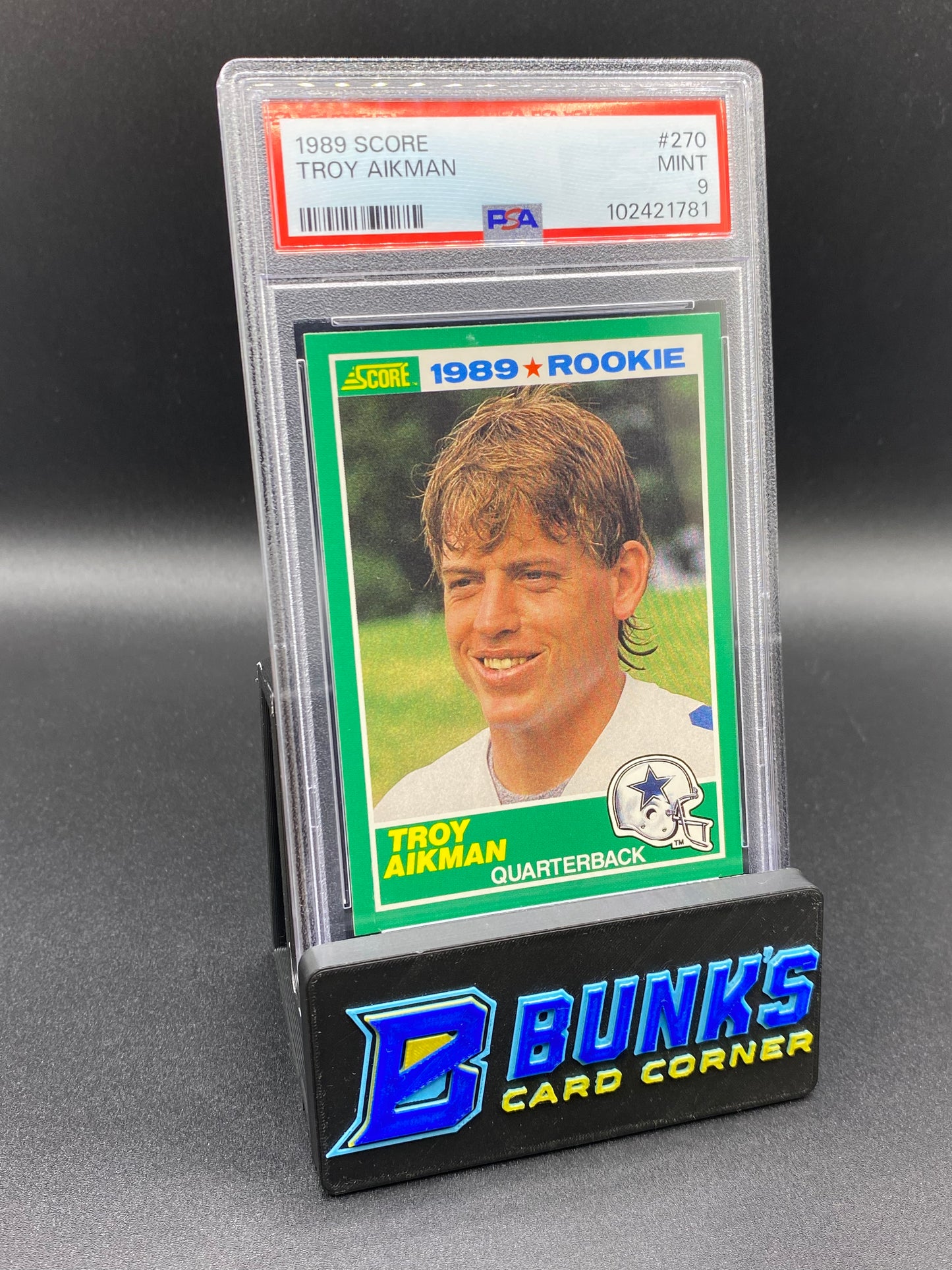 1989 Troy Alkman PSA 9