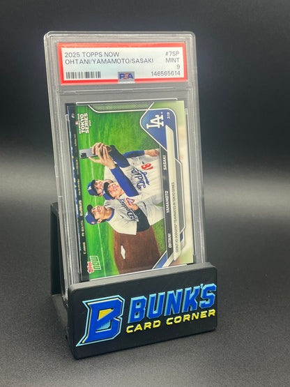 2025 Ohtani & Yamamoto & Sasaki Photo Variation Topps PSA 9