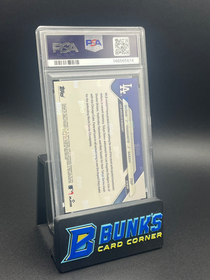 2025 Ohtani & Yamamoto & Sasaki Photo Variation Topps PSA 9