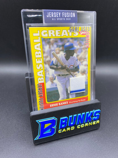 Ernie Banks Jersey Fusion