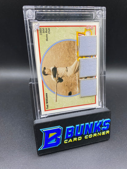 2024 Ted Williams Jersey Fusion 4/50