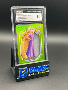 Rapunzel Green Refractor Topps Disney Chrome CGC 10 96/99