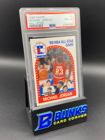 1989 Michael Jordan All-Star PSA 8