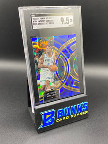 2023-24 Anthony Edwards Blue Cracked Ice Prizm SGC 9.5