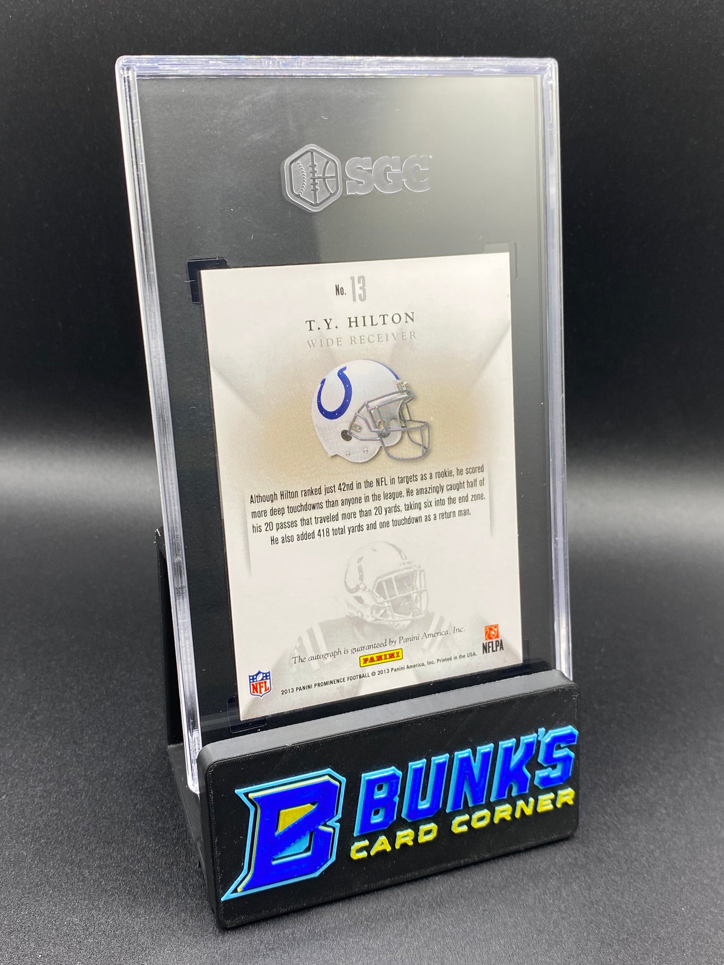 2013 TY Hilton Eminece Sig SGC Authentic