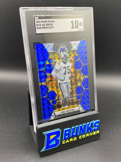 Joe Greene Blue Prizm SGC 10 66/99