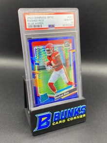 2023 Rashee Rice Blue Hyper PSA 10