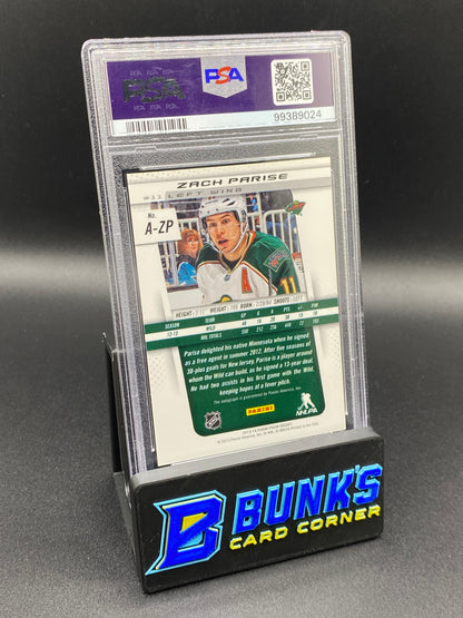 2013 Zach Parise Auto PSA 9