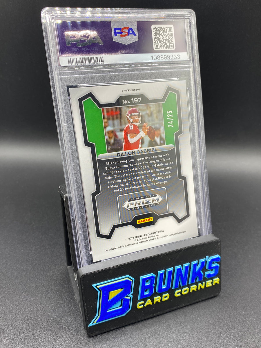 2024 Dillon Gabriel Green Pulsar PSA 9
