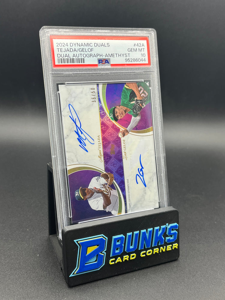 2024 Tejada & Gelof Dual Auto Amethyst PSA 10 36/50