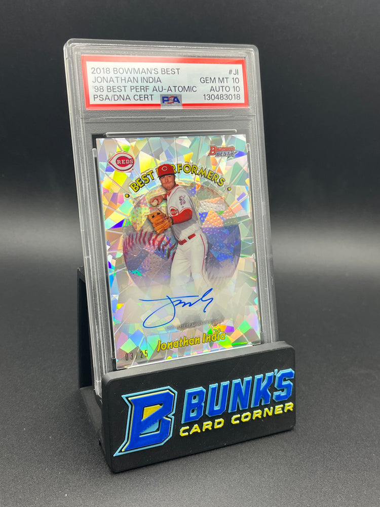 2018 Jonathan India Best Perf AU PSA 10 Auto 10 3/25