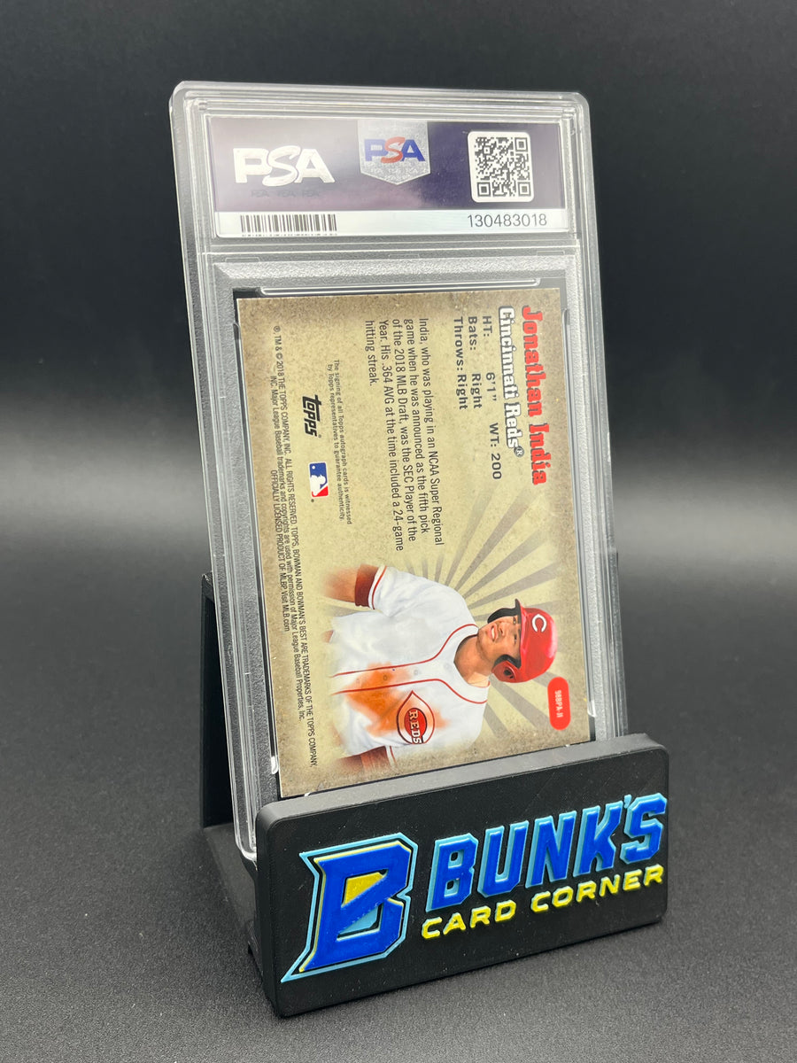 2018 Jonathan India Best Perf AU PSA 10 Auto 10 3/25