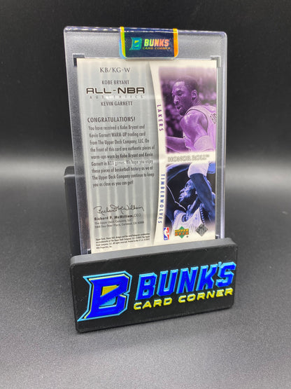 Kobe Bryant & Kevin Garnett Patch