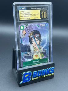 Tashigi Alternate Art Parallel OP12 CGC Pristine 10
