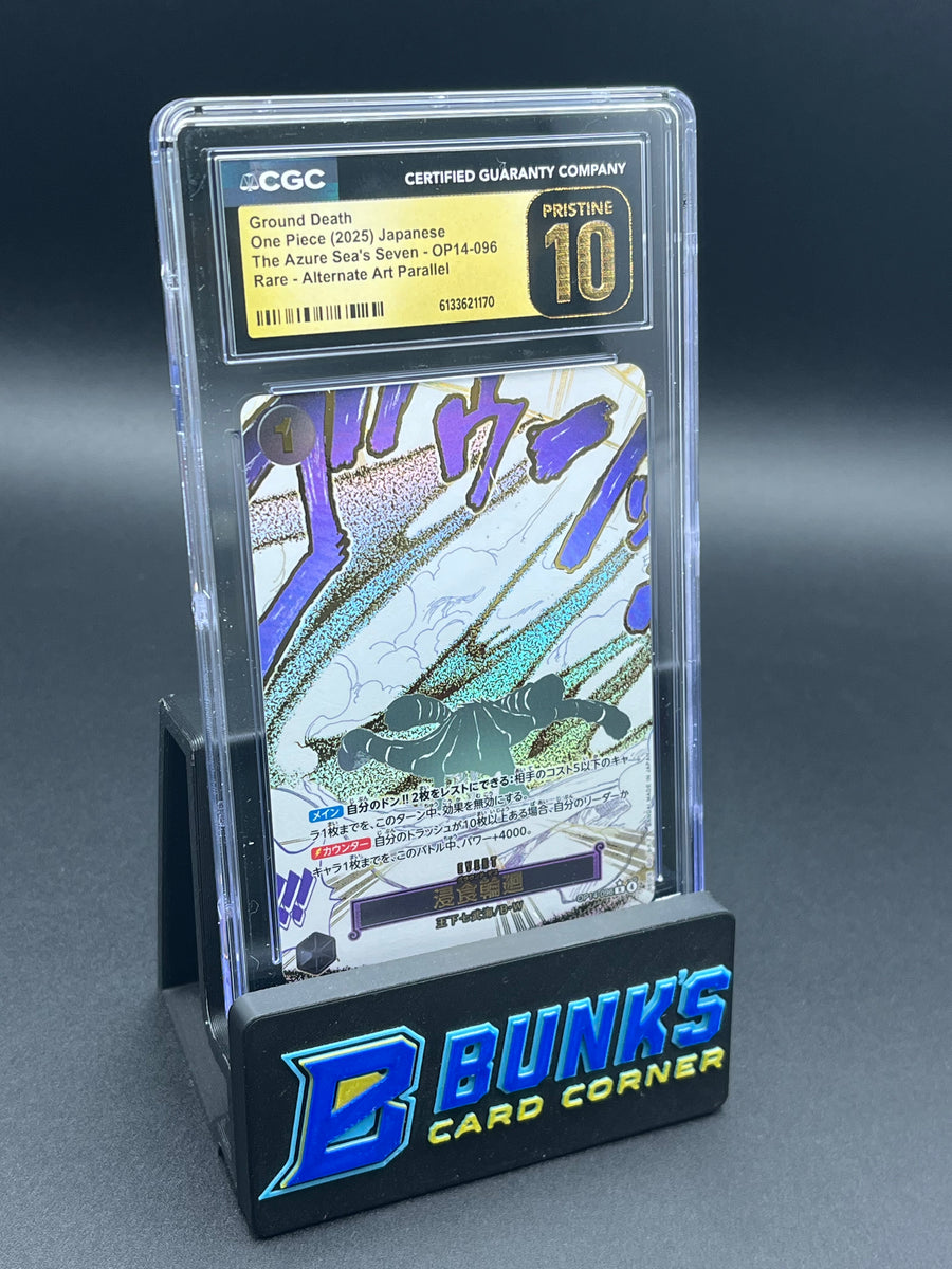 Ground Death Alternate Art Parallel OP14 CGC Pristine 10