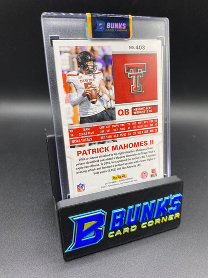 2017 Patrick MaHomes II Score Rc