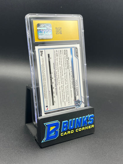 2021 Yiddi Cappe Orange Prospects Chrome Sapphire CGC Pristine 10 42/75