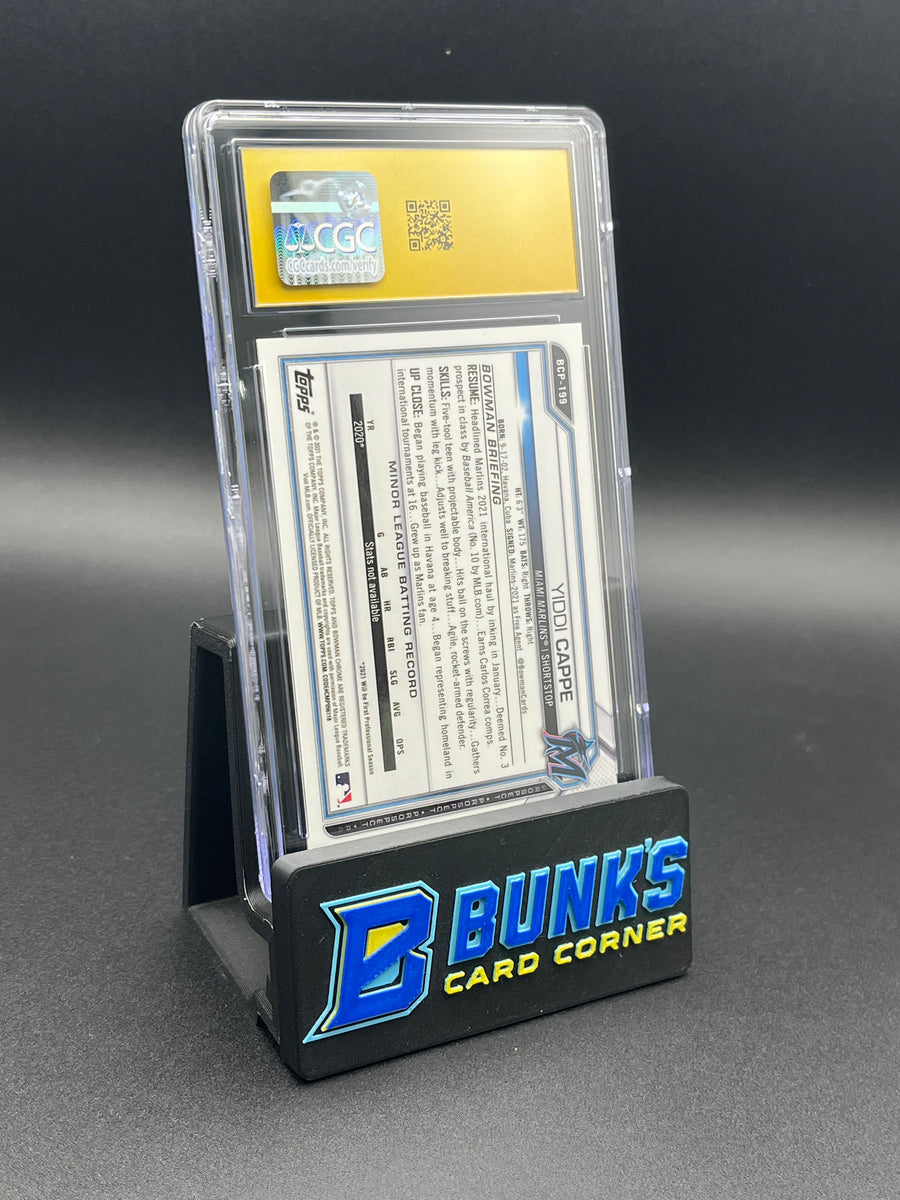 2021 Yiddi Cappe Orange Prospects Chrome Sapphire CGC Pristine 10 42/75
