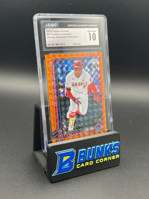 2025 Gustavo Campero Orange Geometric Refractor CGC 10 RC 21/25