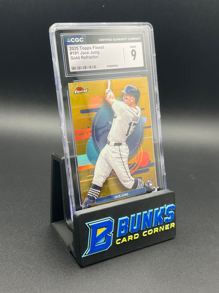 2025 Jace Jung Gold Refractor Topps Finest CGC 9 RC 7/25