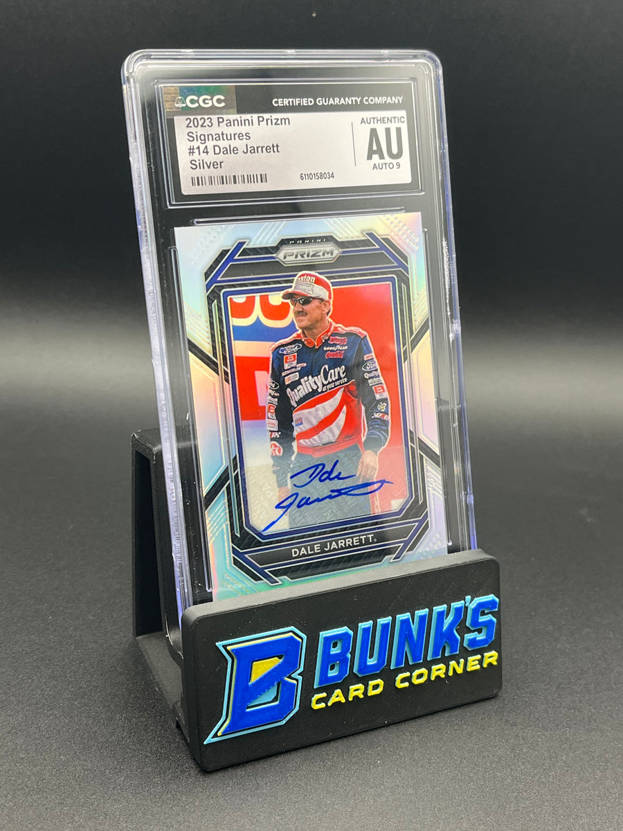 2023 Dale Jarrett Silver Signatures Panini Prizm CGC AU Auto 9