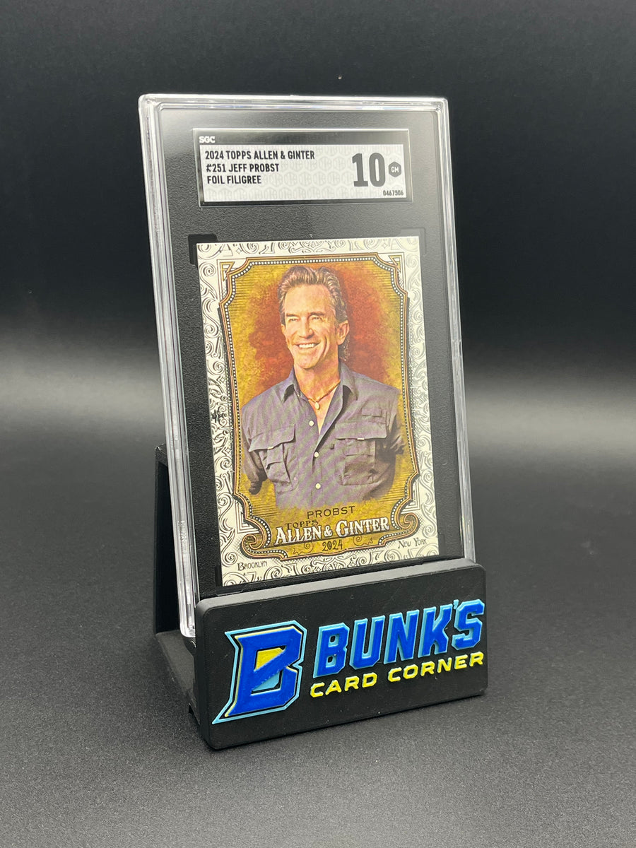 2024 Jeff Probst Foil Filigree Allen & Ginter SGC 10