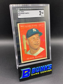 1961 Mickey Mantle MVP SGC 2