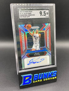 2023-24 Jalen Suggs Sensational Sig. Red Prizm 46/99 SGC 9.5
