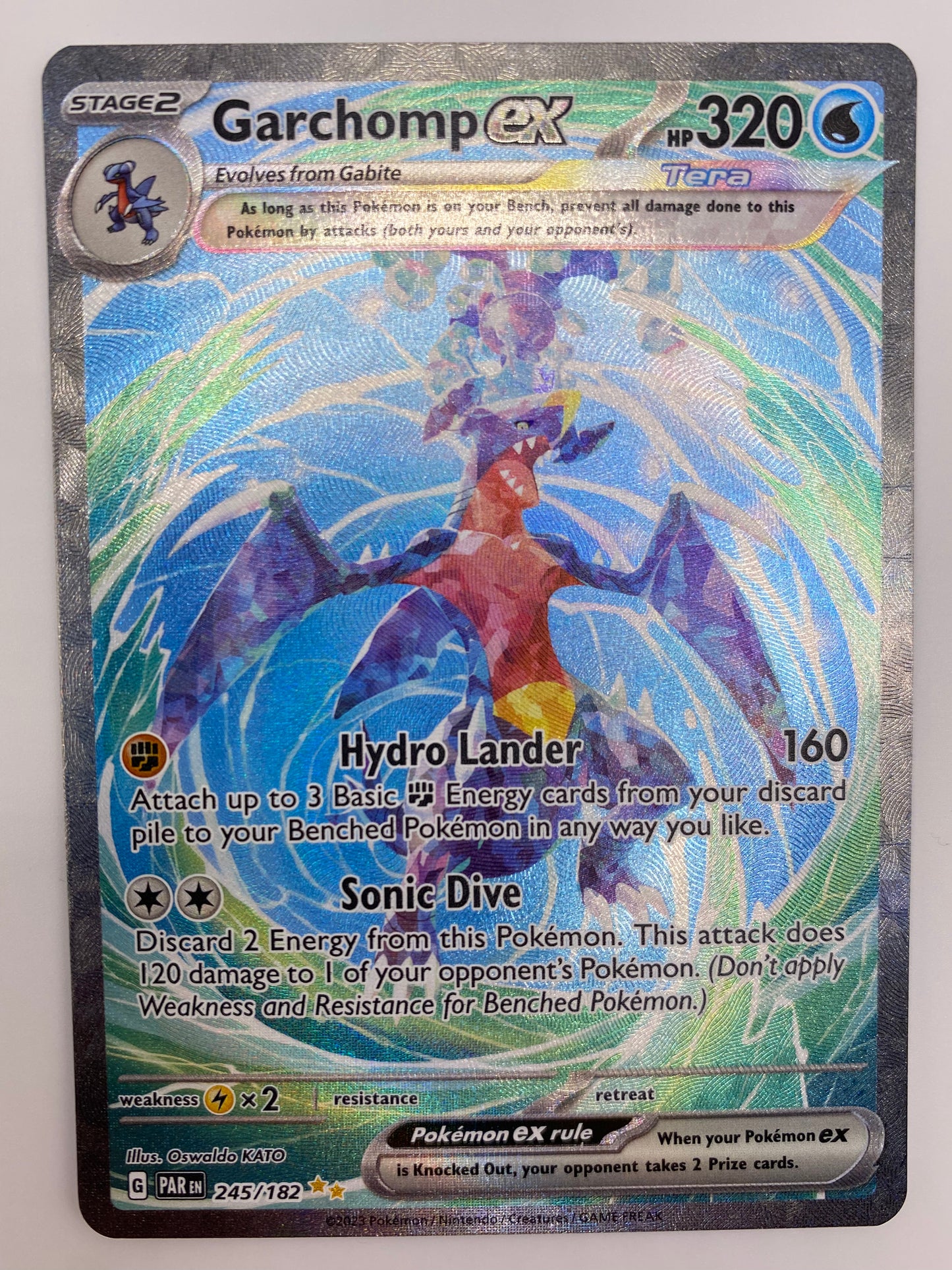 Garchomp Ex SIR Paradox Rift NM