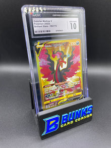 Galarian Moltres V Brilliant Stars CGC 10